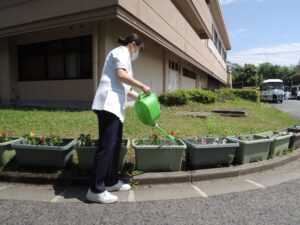 花植え活動②